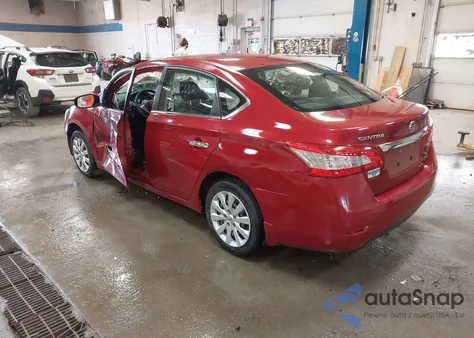 2014 Nissan Sentra Sv z USA, uszkodzony, nr VIN 3N1AB7AP5EY252524